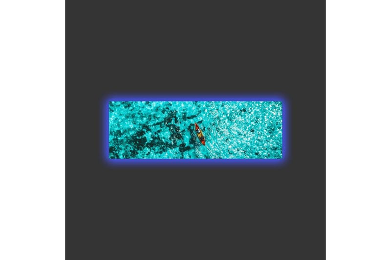 Veggdekorasjon LED-belysning Canvas Bilde - Interiør - Maleri & posters - Lerretsbilder