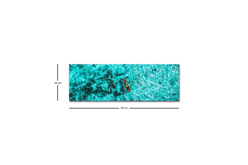 Veggdekorasjon LED-belysning Canvas Bilde - Interiør - Maleri & posters - Lerretsbilder
