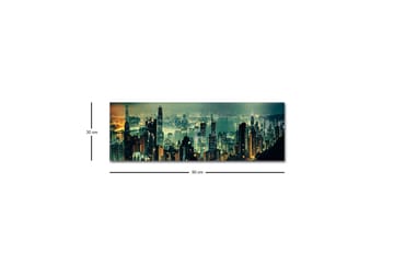 Veggdekorasjon LED-belysning Canvas Bilde - Interiør - Maleri & posters - Lerretsbilder