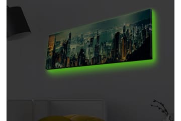 Veggdekorasjon LED-belysning Canvas Bilde - Interiør - Maleri & posters - Lerretsbilder