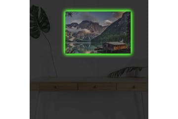 Veggdekorasjon LED-belysning Canvas Bilde - Interiør - Maleri & posters - Lerretsbilder