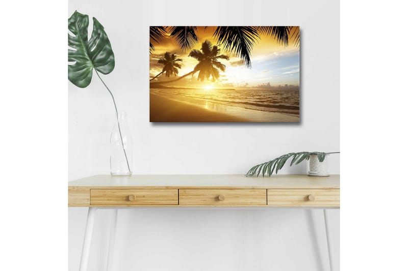 Veggdekorasjon LED-belysning Canvas Bilde - Interiør - Maleri & posters - Lerretsbilder