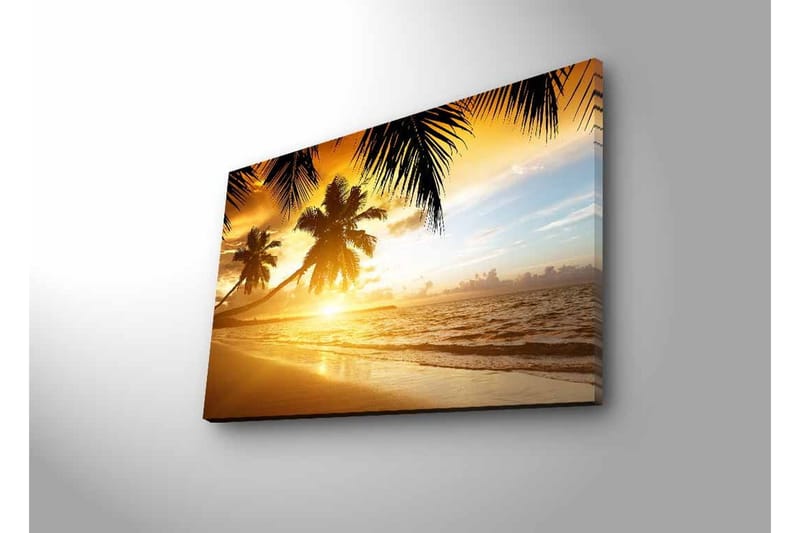 Veggdekorasjon LED-belysning Canvas Bilde - Interiør - Maleri & posters - Lerretsbilder
