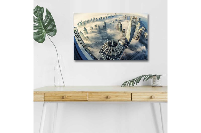 Veggdekorasjon LED-belysning Canvas Bilde - Interiør - Maleri & posters - Lerretsbilder