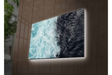 Veggdekorasjon LED-belysning Canvas Bilde - Interiør - Maleri & posters - Lerretsbilder