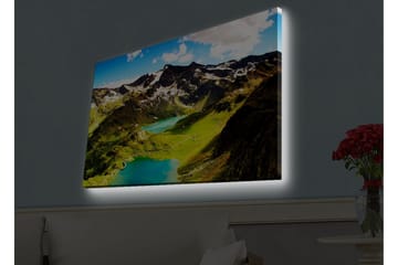 Veggdekorasjon LED-belysning Canvas Bilde - Interiør - Maleri & posters - Lerretsbilder