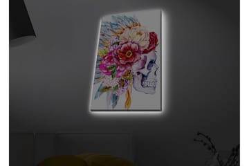 Veggdekorasjon LED-belysning Canvas Bilde - Interiør - Maleri & posters - Lerretsbilder