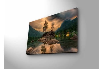 Veggdekorasjon LED-belysning Canvas Bilde - Interiør - Maleri & posters - Lerretsbilder