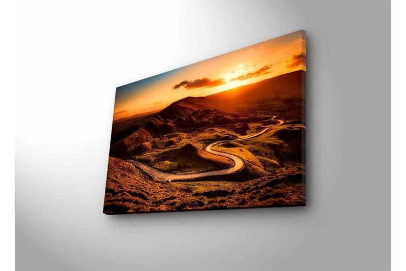 Veggdekorasjon LED-belysning Canvas Bilde - Interiør - Maleri & posters - Lerretsbilder
