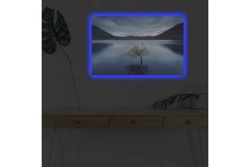 Veggdekorasjon LED-belysning Canvas Bilde - Interiør - Maleri & posters - Lerretsbilder