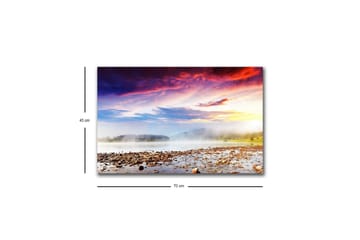 Veggdekorasjon LED-belysning Canvas Bilde - Interiør - Maleri & posters - Lerretsbilder