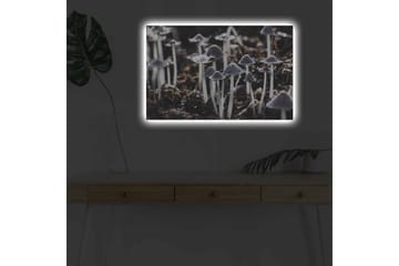 Veggdekorasjon LED-belysning Canvas Bilde - Interiør - Maleri & posters - Lerretsbilder
