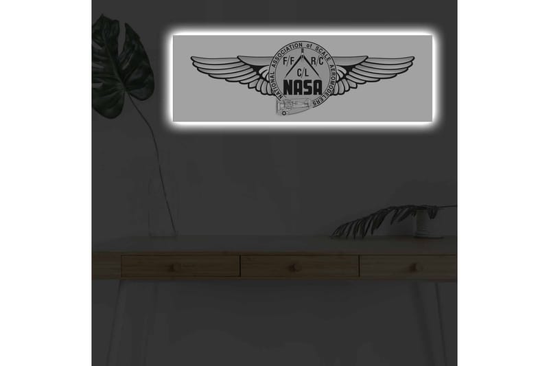 Veggdekorasjon LED-belysning Canvas Bilde - Interiør - Maleri & posters - Lerretsbilder