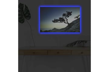 Veggdekorasjon LED-belysning Canvas Bilde - Interiør - Maleri & posters - Lerretsbilder