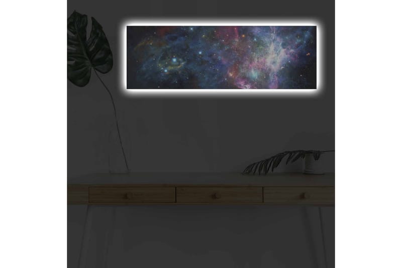 Veggdekorasjon LED-belysning Canvas Bilde - Interiør - Maleri & posters - Lerretsbilder