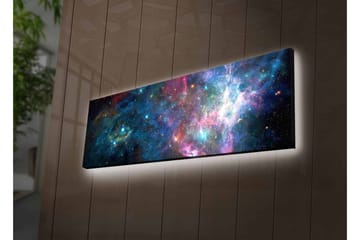 Veggdekorasjon LED-belysning Canvas Bilde - Interiør - Maleri & posters - Lerretsbilder