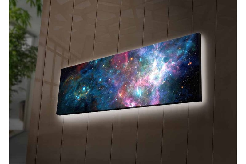 Veggdekorasjon LED-belysning Canvas Bilde - Interiør - Maleri & posters - Lerretsbilder