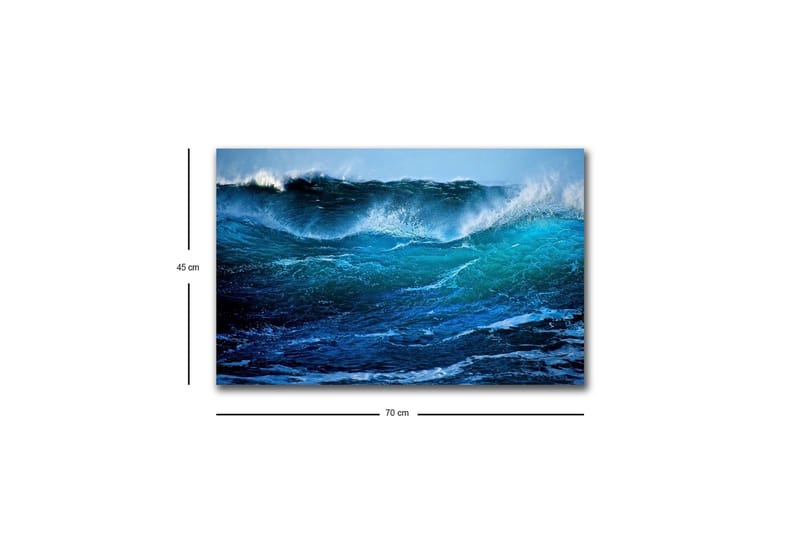 Veggdekorasjon LED-belysning Canvas Bilde - Interiør - Maleri & posters - Lerretsbilder