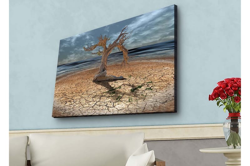 Veggdekorasjon LED-belysning Canvas Bilde - Interiør - Maleri & posters - Lerretsbilder