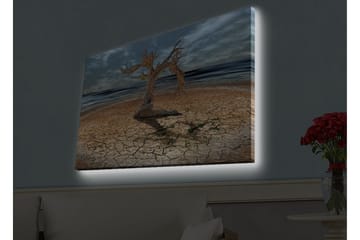 Veggdekorasjon LED-belysning Canvas Bilde - Interiør - Maleri & posters - Lerretsbilder