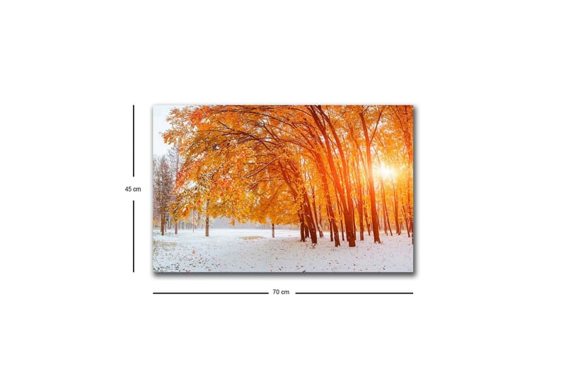 Veggdekorasjon LED-belysning Canvas Bilde - Interiør - Maleri & posters - Lerretsbilder