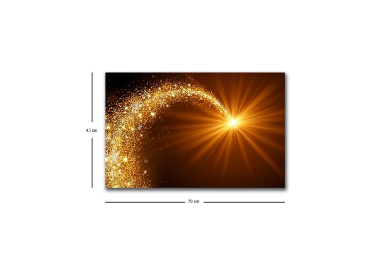 Veggdekorasjon LED-belysning Canvas Bilde - Interiør - Maleri & posters - Lerretsbilder
