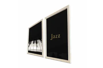 Veggdekorasjon MDF Bilde 2-delt - Interiør - Maleri & posters - Lerretsbilder