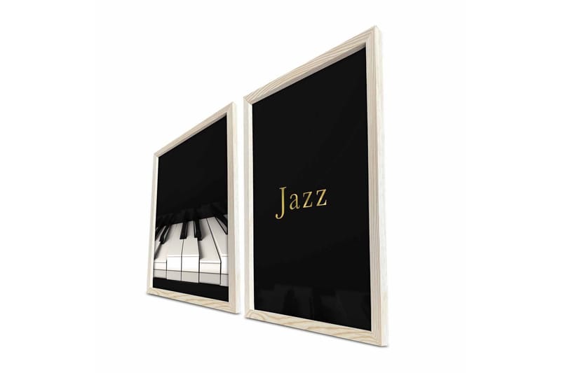 Veggdekorasjon MDF Bilde 2-delt - Interiør - Maleri & posters - Lerretsbilder