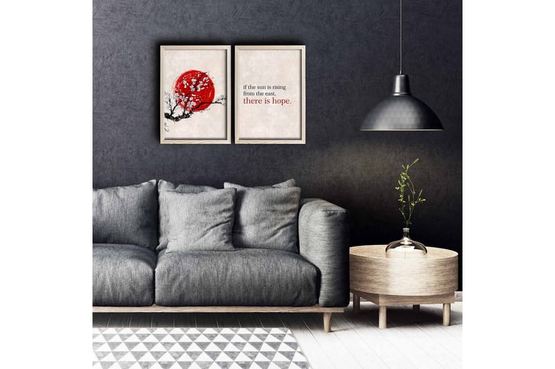 Veggdekorasjon MDF Bilde 2-delt - Interiør - Maleri & posters - Lerretsbilder