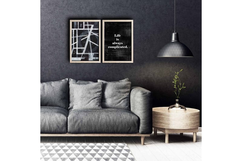 Veggdekorasjon MDF Bilde 2-delt