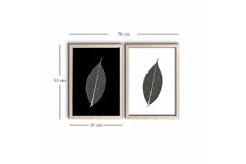 Veggdekorasjon MDF Bilde 2-delt - Interiør - Maleri & posters - Lerretsbilder