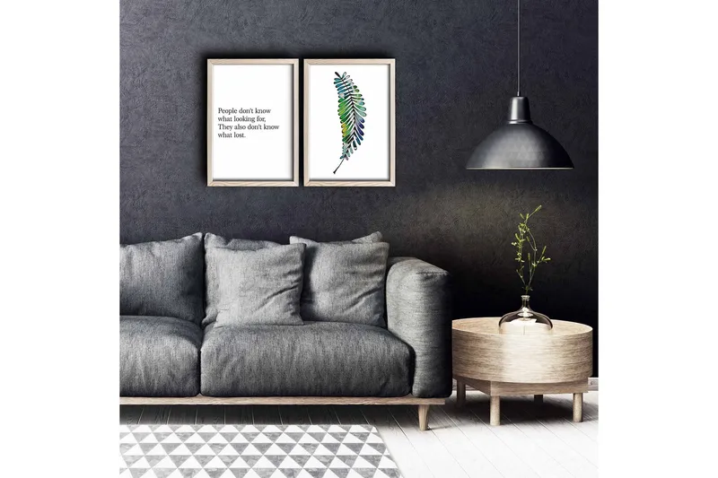 Veggdekorasjon MDF Bilde 2-delt