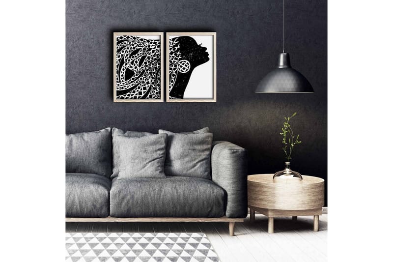 Veggdekorasjon MDF Bilde 2-delt