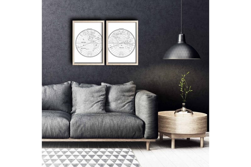 Veggdekorasjon MDF Bilde 2-delt