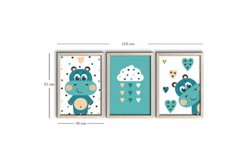 Veggdekorasjon MDF Bilde - Interiør - Maleri & posters - Lerretsbilder