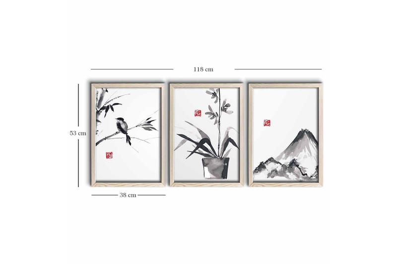 Veggdekorasjon MDF Bilde - Interiør - Maleri & posters - Lerretsbilder