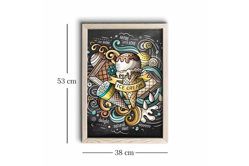 Veggdekorasjon MDF Bilde - Interiør - Maleri & posters - Lerretsbilder