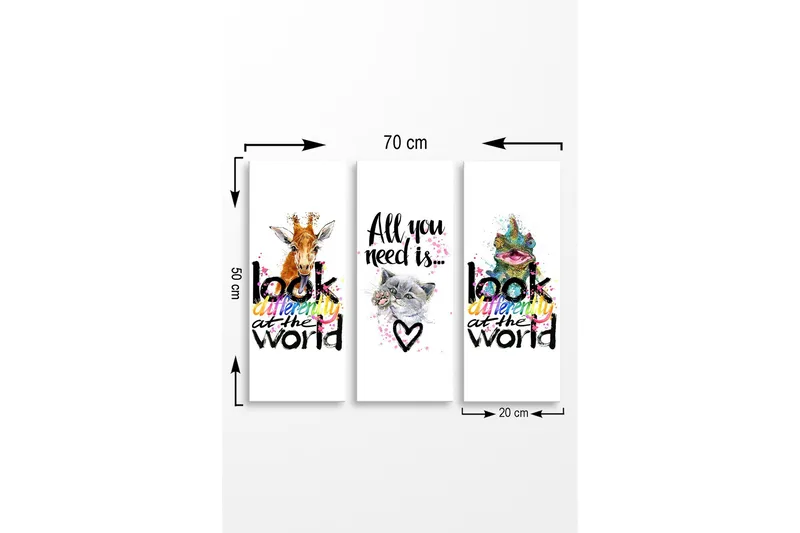 Veggdekorasjon MDF Bilde - Interiør - Maleri & posters - Lerretsbilder