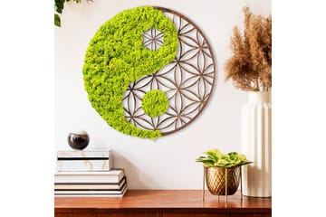 Yin Yang Canvasbilde - 44x44 cm - Interiør - Maleri & posters - Lerretsbilder