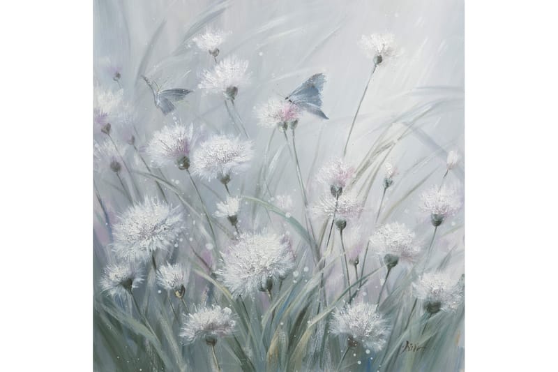 Løvetan Oljemaling 60x60cm - Interiør - Maleri & posters - Oljemaling