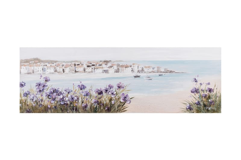 Oljemaleri 50x150cm Stranden - Interiør - Maleri & posters - Oljemaling