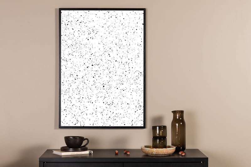 Plakat - Dots - 50x70, Hvit