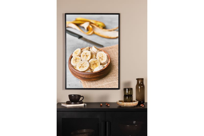 Poster Banana 21x30 cm - Gul - Posters
