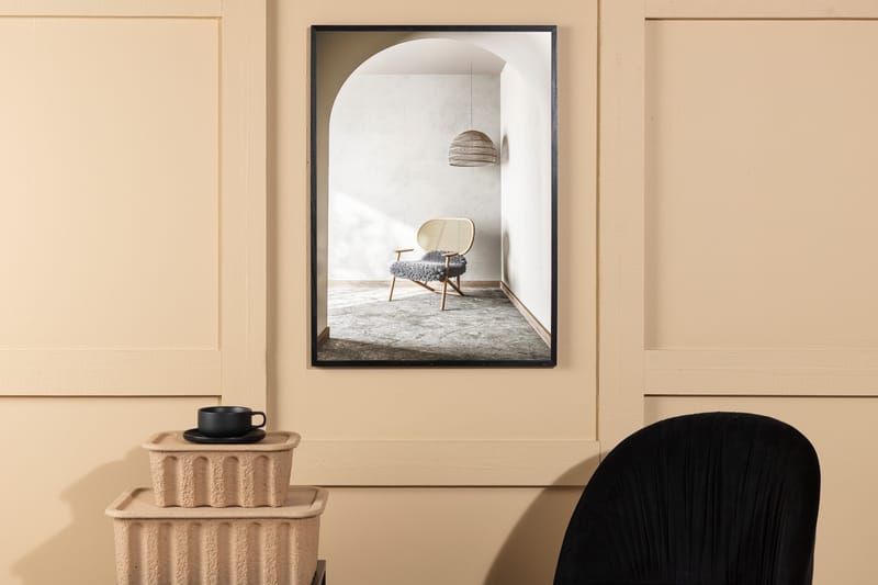 Poster Lounge Chair 21x30 cm - Beige - Interiør - Maleri & posters - Posters