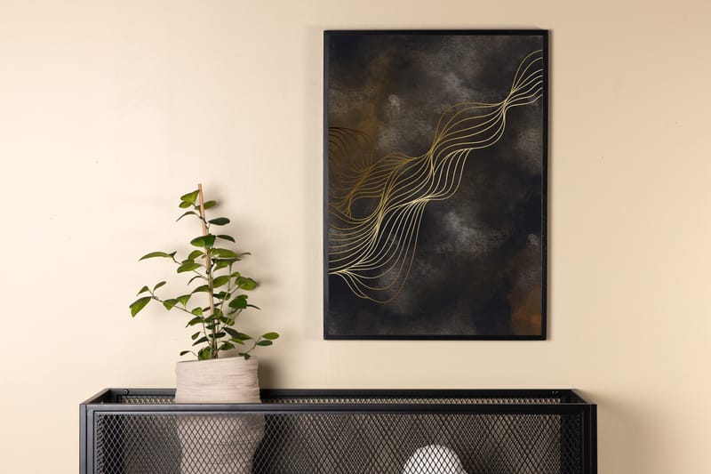 Poster Wave 21x30 cm - Flerfarvet - Interiør - Maleri & posters - Posters