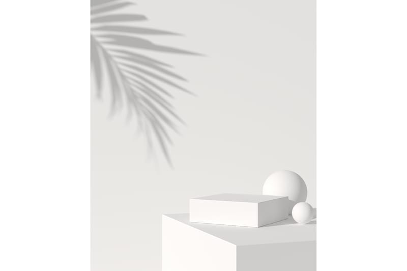 Poster White Box 50x70 cm, Beige