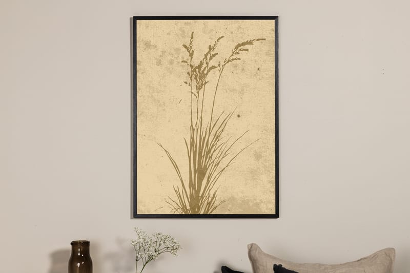 Poster Plant art 70x100 cm - Beige - Posters