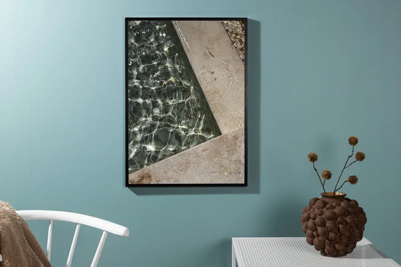 Poster Pool 21x30 cm - Beige - Interiør - Maleri & posters - Posters