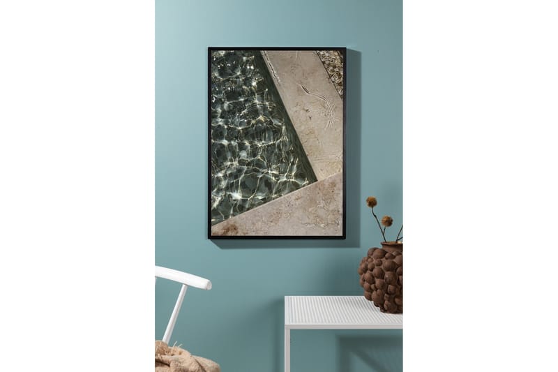 Poster Pool 21x30 cm - Beige - Interiør - Maleri & posters - Posters