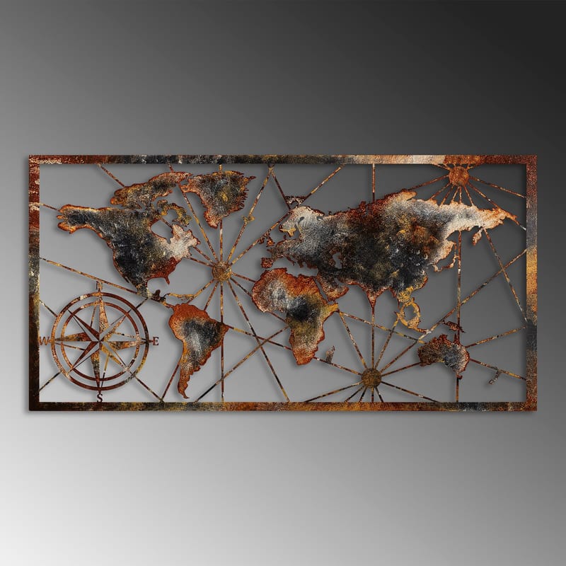 Decorative Metal Wall Accessory Wallxpert - Interiør - Maleri & posters - Posters